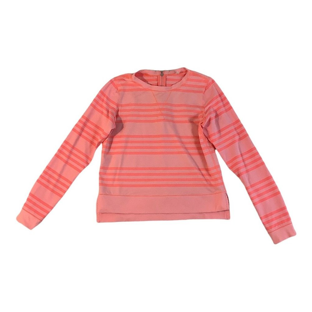 lululemon athletica Pink Striped Sweatshirt